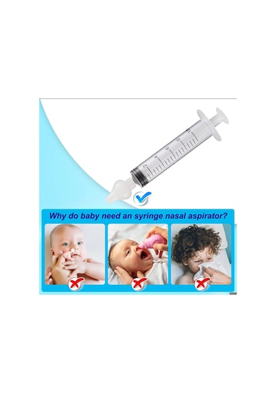 Hangzhou 1 Adet Burun Temizleme Şırıngası Silikon Başlıklı+yedek Başlık+500 Ml Yıkama Sıvısı