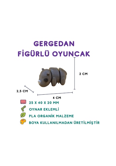 7'li Set Ahtapot İskelet Kuş Unicorn Kaplumbağa Tukan Kuşu Yarasa