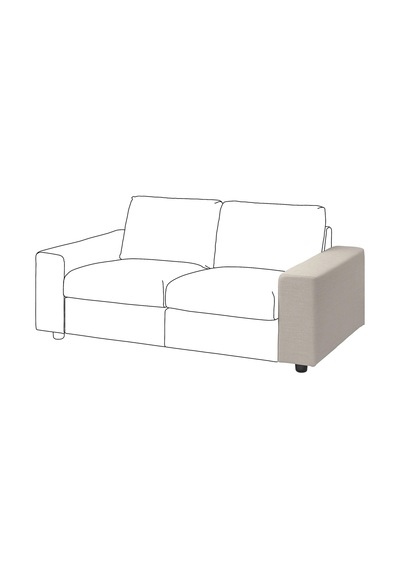 Ikea Bej Lüks Kanepe - Kanepe Kolçağı