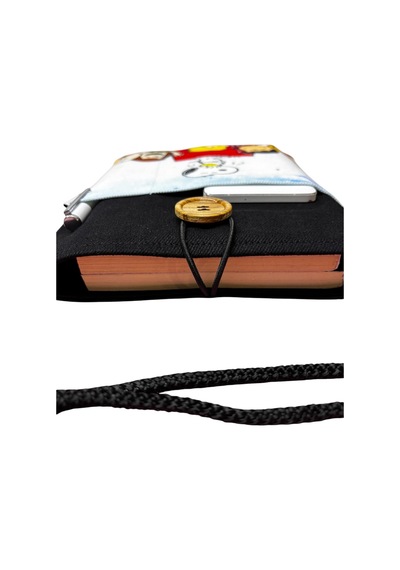 Askılı Kitap / Tablet / Ebook Çantası – Kılıfı ( Snoopy ) Çok Renkli