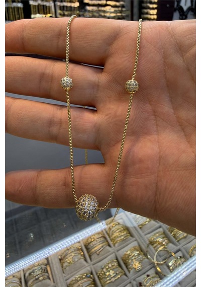 Toplu Kolye 50 Cm Altın