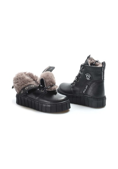Fast Step Hakiki Deri Kürklü Unisex Çocuk Klasik Bot 769kxa130 001