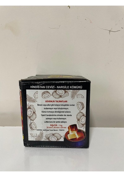 Nargilekömürü 1 Kg Hindistan Cevizi Kabuğundan