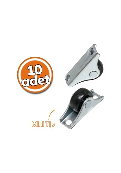 Burak 0215 Sps Tekerlek - Mini Dar Sabit 10'lu Set Diğer