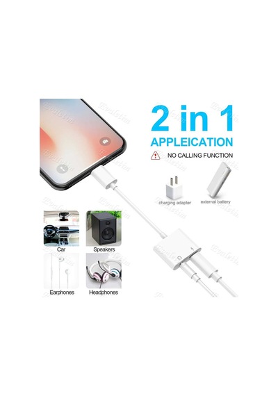 Apple Uyumlu iPhone 7 8 X Xr 3.5Mm Şarj Kulaklık 4420P Dönüştürücü Adaptör