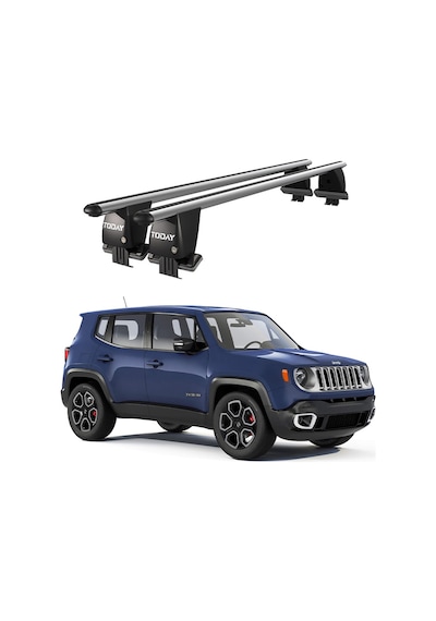 Jeep Renegade 2014 Ve Sonrası Oluksuz Kilitli Ara Atkı Port Bagaj Tavan Barı