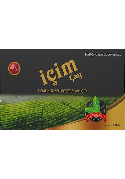 İçim Çay Demlik Süzen Poşet Siyah Çay 5 KG