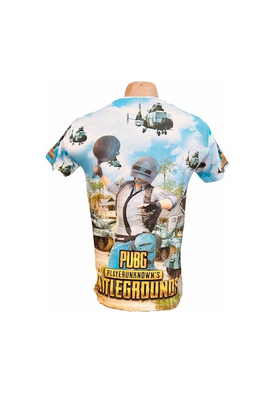 Pubg Palyer Baskı Gamer Tshirt Çok Renkli