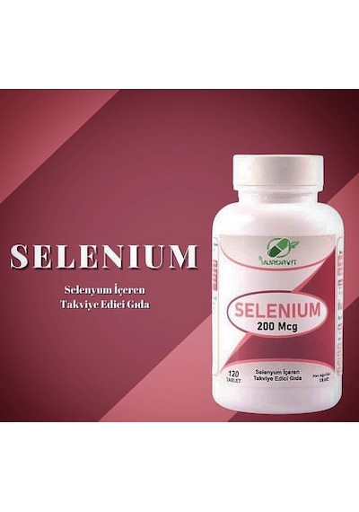 Yurdavit Selenium 200 Mcg 120 Tablet