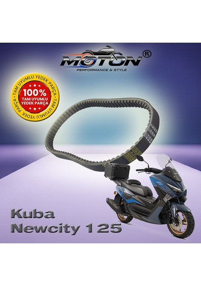 Kuba Newcity 125 Varyatör Kayışı - Dayanıklı Güçlendirilmiş Yapılı Tayland Üretimi