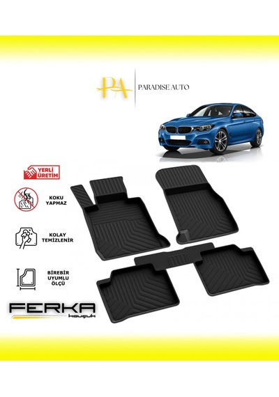 Bmw 3 Serisi Gran Tourismo F34 2016-2020 4d Havuzlu Paspas