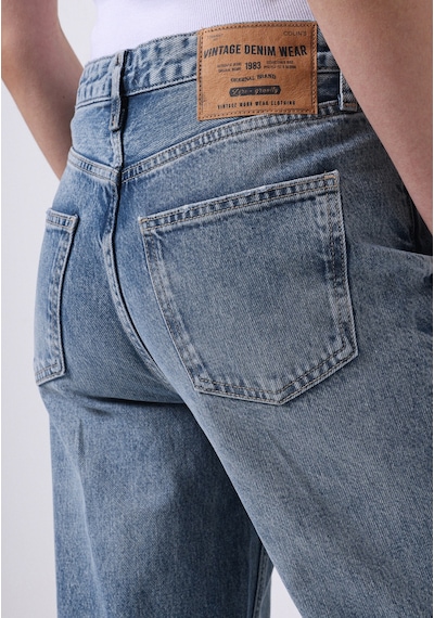 Colin's Colins Regular Fit Yüksek Bel Geniş Paça Kadın Pamuk Light Indigo Denim Jean Pantolon Cl1075828 Q1.v1 Dn08139 Mavi Colin's Colins Regular Fit Yüksek Bel Geniş Paça Kadın Pamuk Light Indigo Denim Jean Pantolon Cl1075828 Q1.v1 Dn08139 Mavi