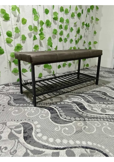 Özcan Metal Metal Ayaklı Raflı Bench Puf Bank Antre Mutfak Salon Yatak Odası Puf Bank 105 40 Kahverengi Özcan Metal Metal Ayaklı Raflı Bench Puf Bank Antre Mutfak Salon Yatak Odası Puf Bank 105 40 Kahverengi