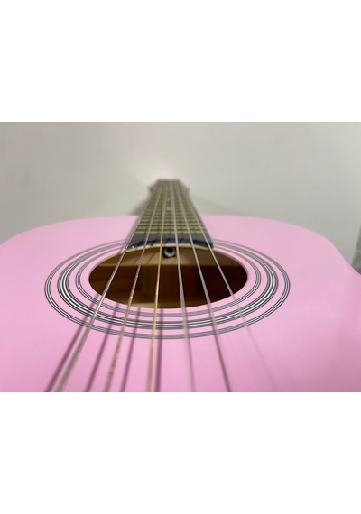 Klasik Gitar 3/4 Boy Pembe Sap Ayarlı Üst Kalite