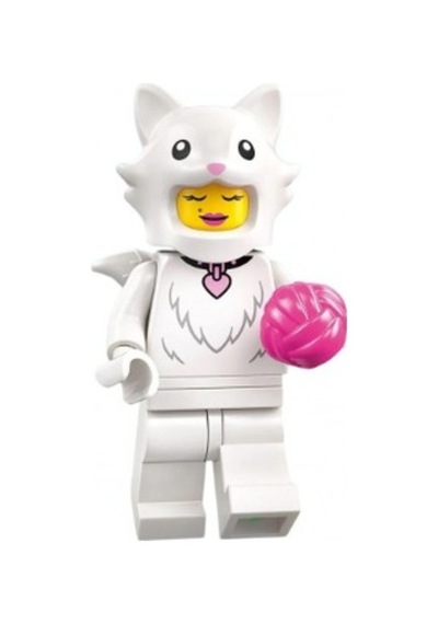 Lego Minifigür 71051 Seri 28 - 02 Fluffy Cat Costume