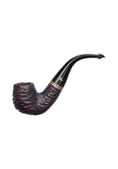 Peterson Emerald Rusticated 230 9mm. Filtreli Vulcanite Saplı Pipo 206032
