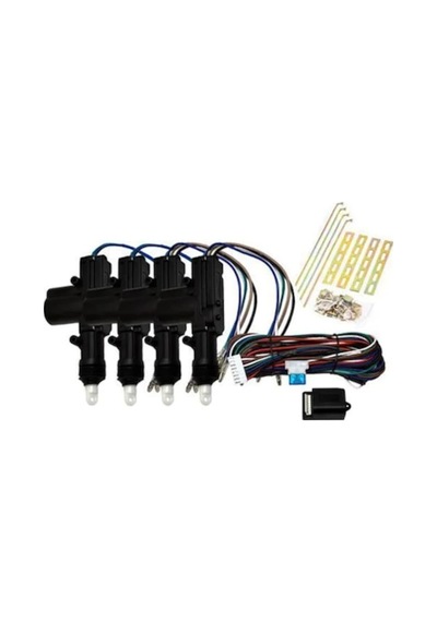 SKAUTO 12 Volt Oto Merkezi Kilit Seti Sistemi (4 Kapı ) Kumandasız