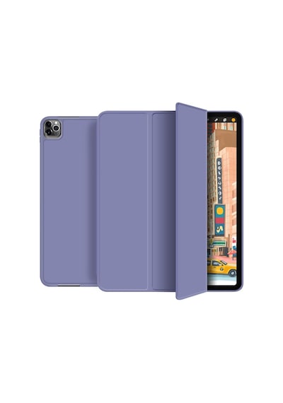 Schulzz Apple Uyumlu iPad Pro 11 İnç 1-2-3-4 Nesil 360 Derece Döner Uyku Modlu Kalem Bölmeli Manyetik Smart Kılıf