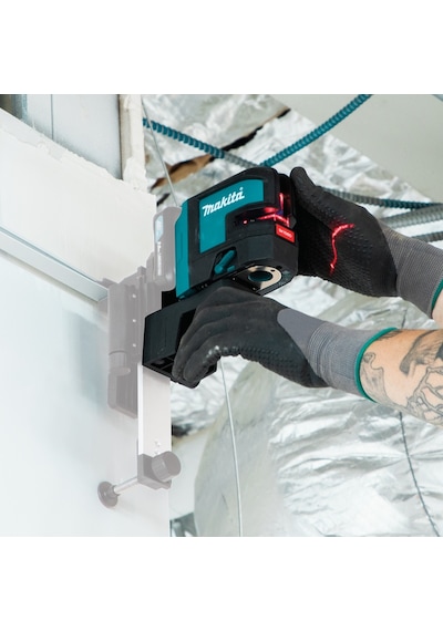 Makita 4 Nokta Kırmızı Çapraz Çizgi Lazeri Akülü Sk106dz