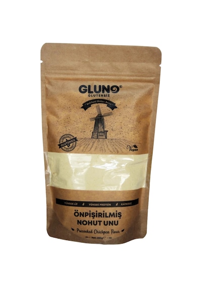 Gluno Glutensiz Ön Pişirilmiş Nohut Unu 250 G