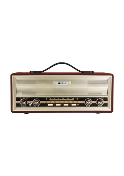 Lexroo Midi Boy Retro Radyo Bluetooth Destekli Taşınabilir Radyo - Kahverengi