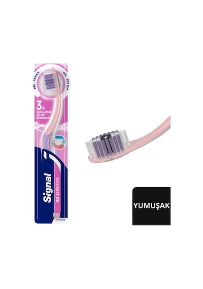Yumuşak Kıllı 4d Sensitive Diş Fırçası 1 Parça İle Diş Eti Koruma