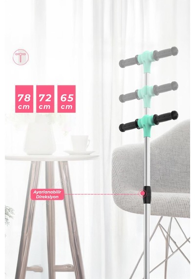 Elektrikli 3 Tekerlekli Çocuk Scooter Kırmızı