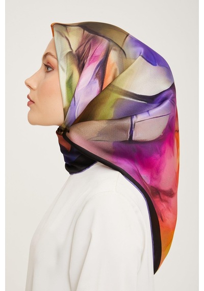 Armine Twill İpek Eşarp 9014-31t Sütlü Kahve