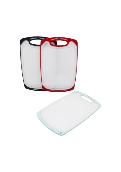 31x20cm Küçük Plastik Kesim Panosu Kaymaz Silikon Kenarlık - 10mm Kalınlık Bx40 Belirtilmemiş