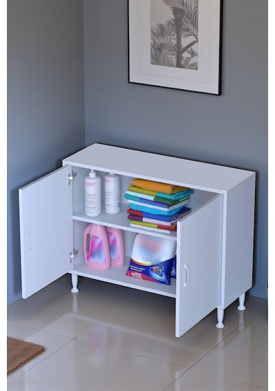 Eliusta Arden 100 Cm Beyaz 2 Bölmeli Banyo Düzenleyici Dolap 1 Raflı Çok Amaçlı Mutfak Dolabı 100x75x32,5 Cm Beyaz Eliusta Arden 100 Cm Beyaz 2 Bölmeli Banyo Düzenleyici Dolap 1 Raflı Çok Amaçlı Mutfak Dolabı 100x75x32,5 Cm Beyaz