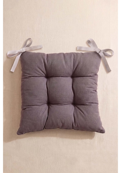 Antrasit Elyaf Dolgulu Sandalye Minderi 40x40 Cm