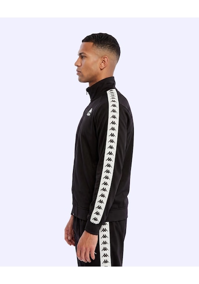 Kappa 222 Banda Andry Full Zip Erkek Siyah Regular Fermuarlı Eşofman Üstü