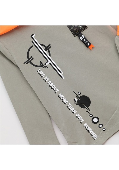 Wanex Erkek Çocuk Kapüşonlu Mevsimlik Sweatshirt - 15767 Haki