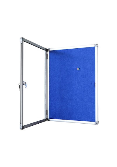 Camekanlı Anahtarlı Apartman İlan Panosu - Duyuru Panosu 70 x 100 CM