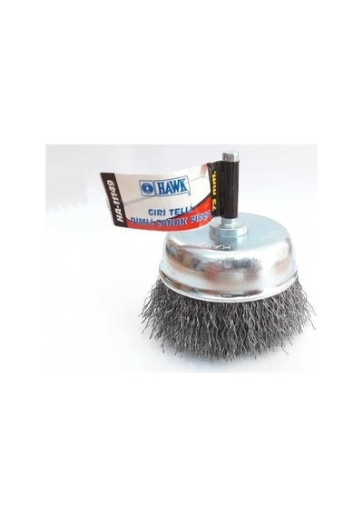 Hawk Ha11147 Pimli Gri Tel Çanak Fırça 65 Mm
