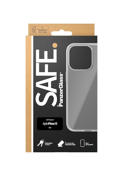 Safe. By Panzerglass İphone 16 Pro Tpu Kılıf Şeffaf