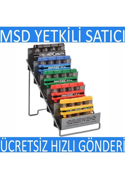 Egzersiz Yayı Set 5 RENK Msd Digi-Flex El Parmak Kuvvetlendirici