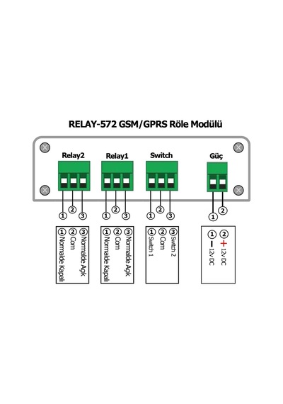 Opax Relay-572 Mobil Uygulamalı Telefonla Kapı Ve Bariyer Açma Modülü