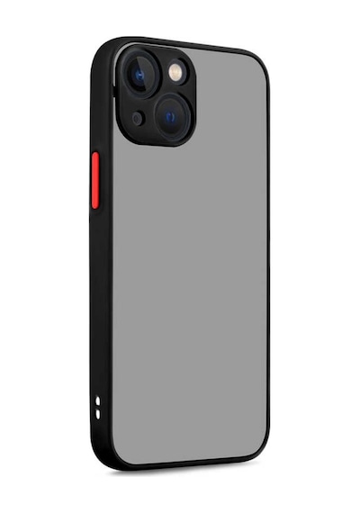 Apple Uyumlu  iPhone 13 Mini Kılıf Zore Hux Düğme Ve Kapak Zıt Renk Kılıf