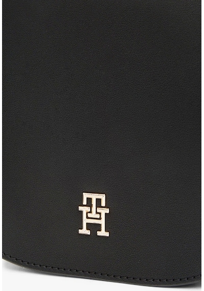 Tommy Hilfiger Th Logotape Saddle Bag Siyah