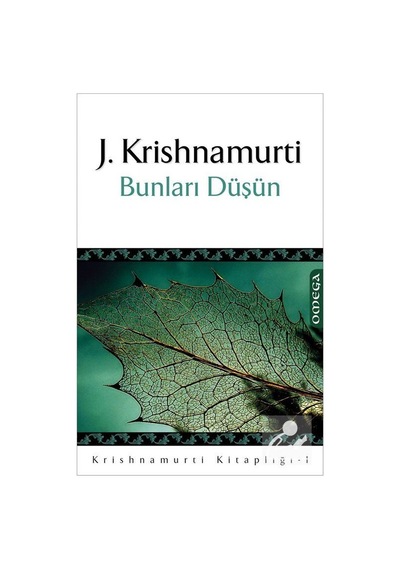 Bunları Düşün - Jiddu Krishnamurti