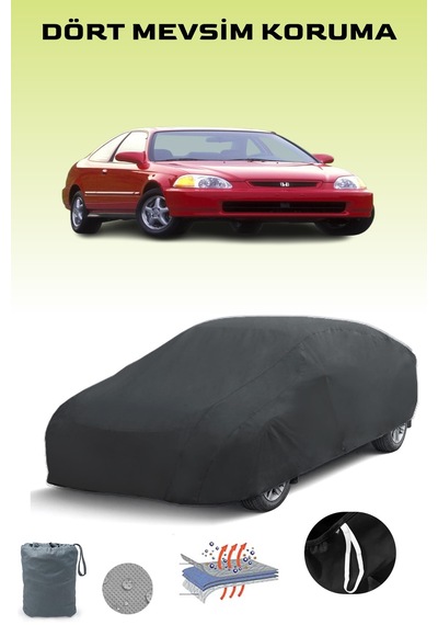 Siyah, Honda Cıvıc Coupe 1994 - 1996, Araba Brandası, Oto Örtüsü, Araba Çadırı Siyah