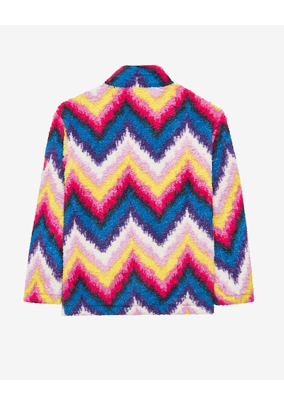 Skechers G Outdoor Fleece Full Zip Sherpa Büyük Kız Çocuk Pembe Ceket Sk242139-831
