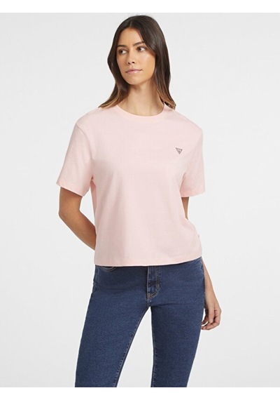 Guess Kadın Tişört-w4yı05k8hm0 Blush Cotton