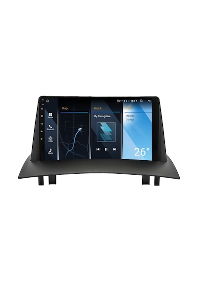Renault Megane 2 Android Multimedya Sistemi 2004-2010 Crv-4444xa 9"