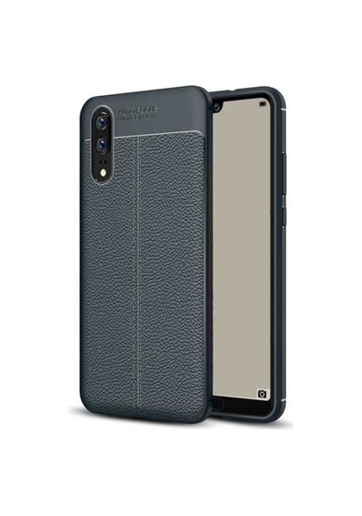 Huawei P20 Kılıf Zore Niss Silikon Kapak Lacivert