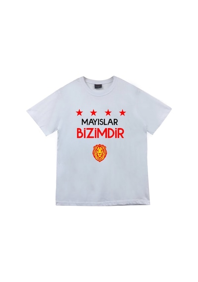 Mayıslar Bizimdir Tişört Beyaz