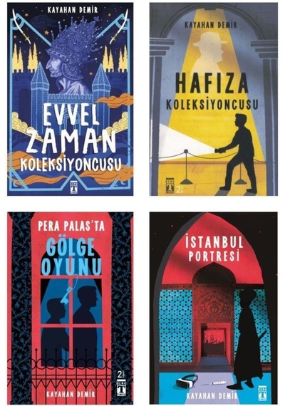 Kayahan Demir Seti 4 Kitap Hafıza Koleksiyoncusu + Pera Palasta Gölge Oyunu + Evvel Zaman Koleksiyo