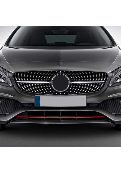 Mercedes W176 2016-2018 Uyumlu Yedek Parça Diamond Panjur Siyah