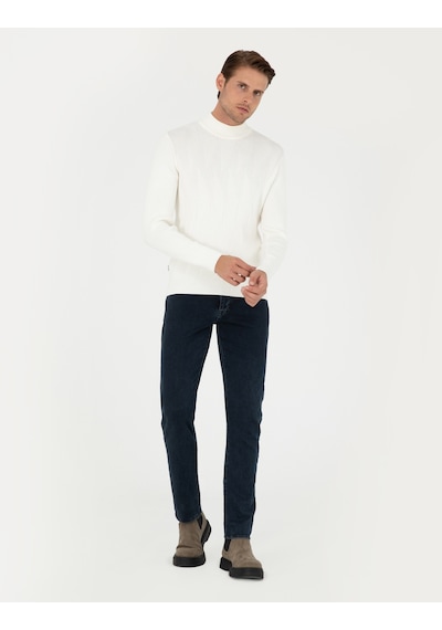 Pierre Cardin Erkek Ekru Kazak /triko 50296462-vr019 Ekru